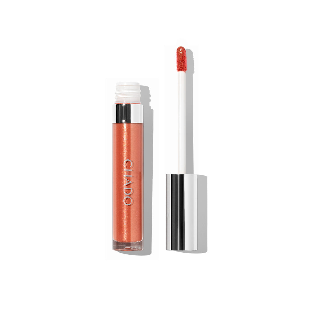 CHADO Lip Gloss in Classic Nude – neutral gloss for minimal makeup looks