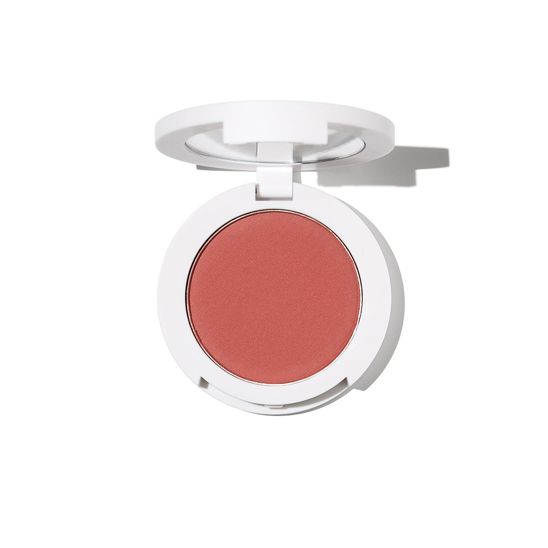 CHADO Blush Powder in Berry Juicy - bold red blush for deep skin tones and K-beauty blush trends.