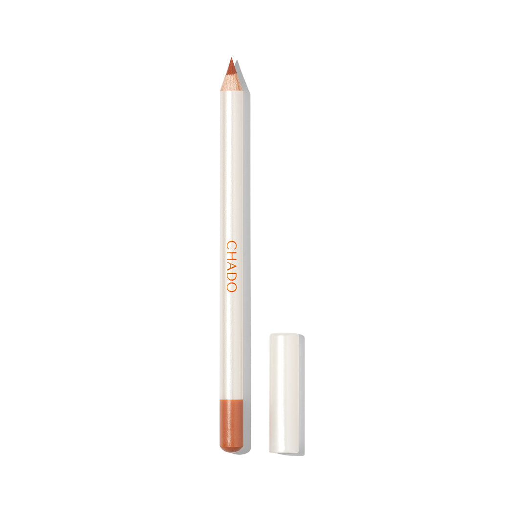 CHADO Rosewood Lip Liner - rose-toned creamy lip pencil for fuller lips